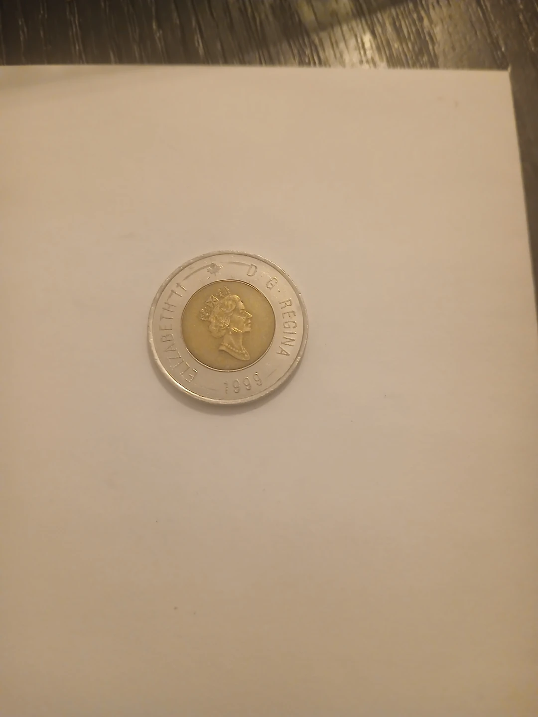1999 Canada 2 Dollar Coin - photo 2