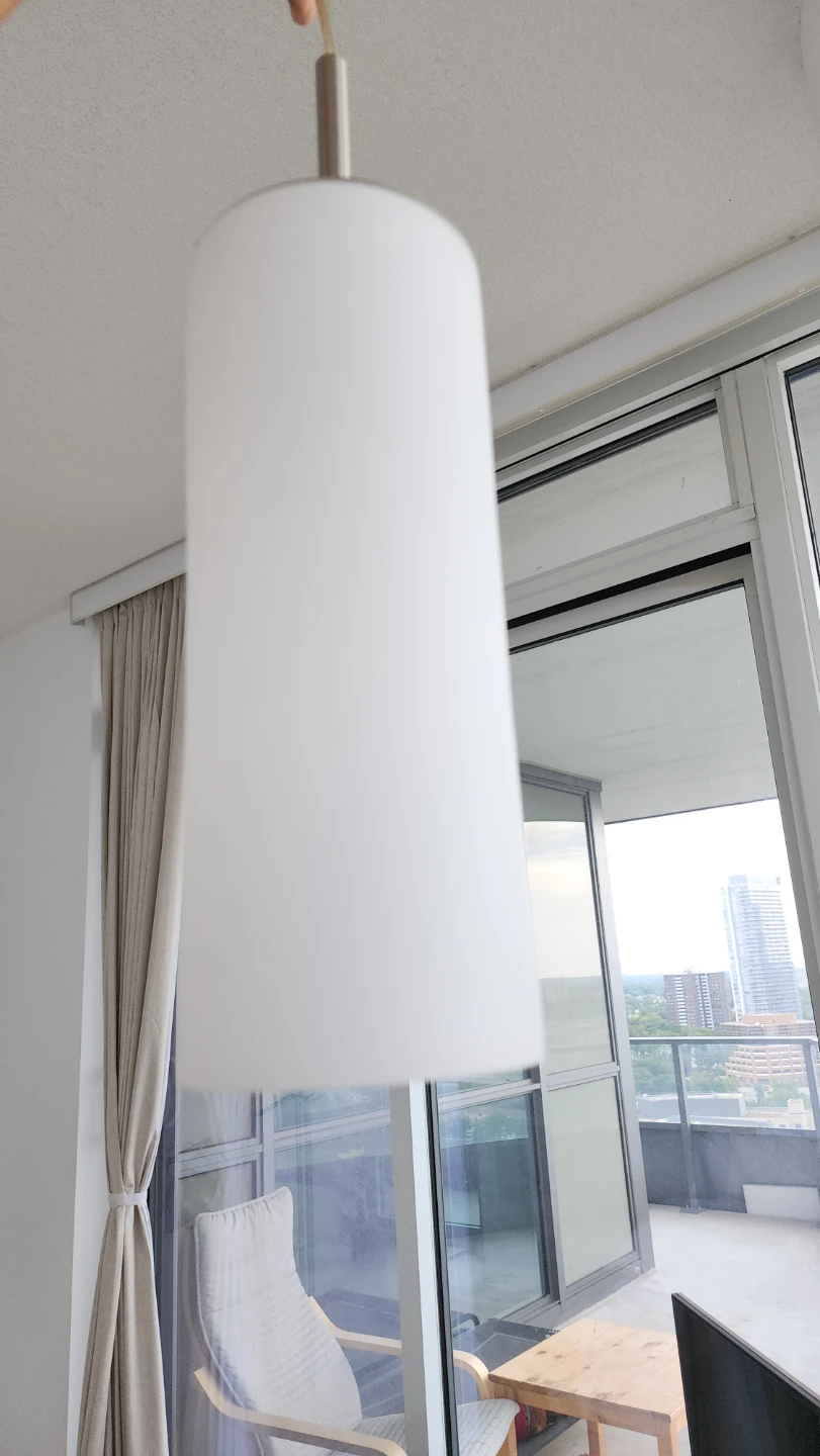 Canarm Toni Pendant Light- Frosted Glass+Brushed Nickel - photo 4