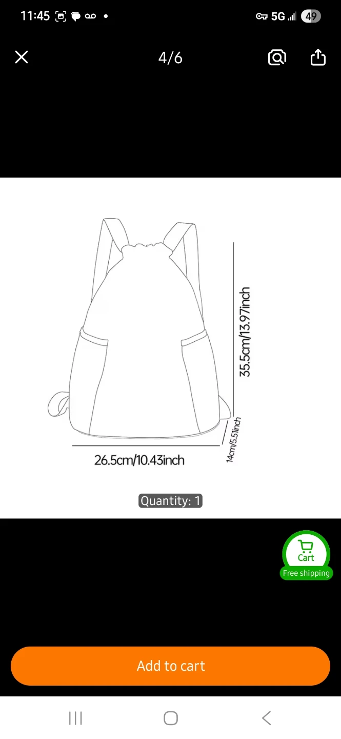 Floral Drawstring Backpack - photo 2