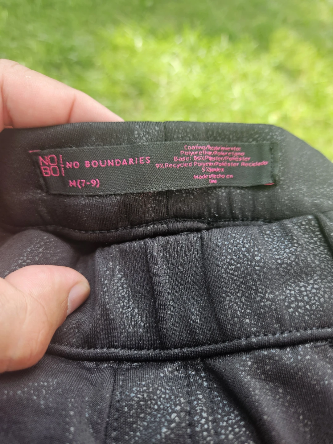 No Boundaries black shimmer leggings size medium - photo 3