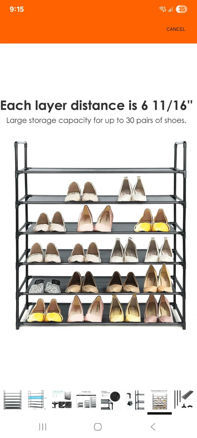 Brand new shoes rack