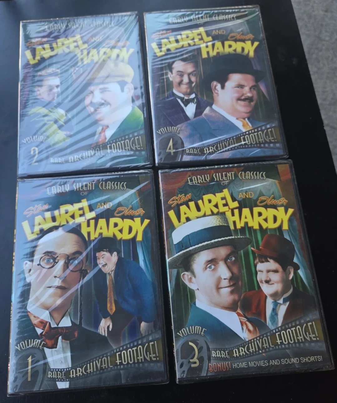 Laurel and Hardy Early Silent Classics DVD (Volumes 1, 2, 3, 4)