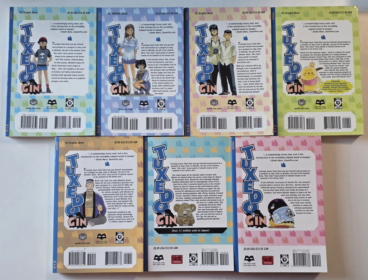 Tuxedo Gin Manga Complete Set Volumes 1-15 - photo 5
