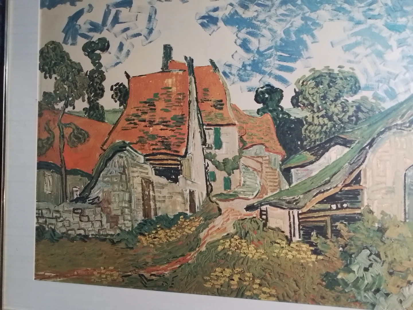 Vng Vincent van Gogh "Street in Auvers" Framed Gallery Print - photo 2
