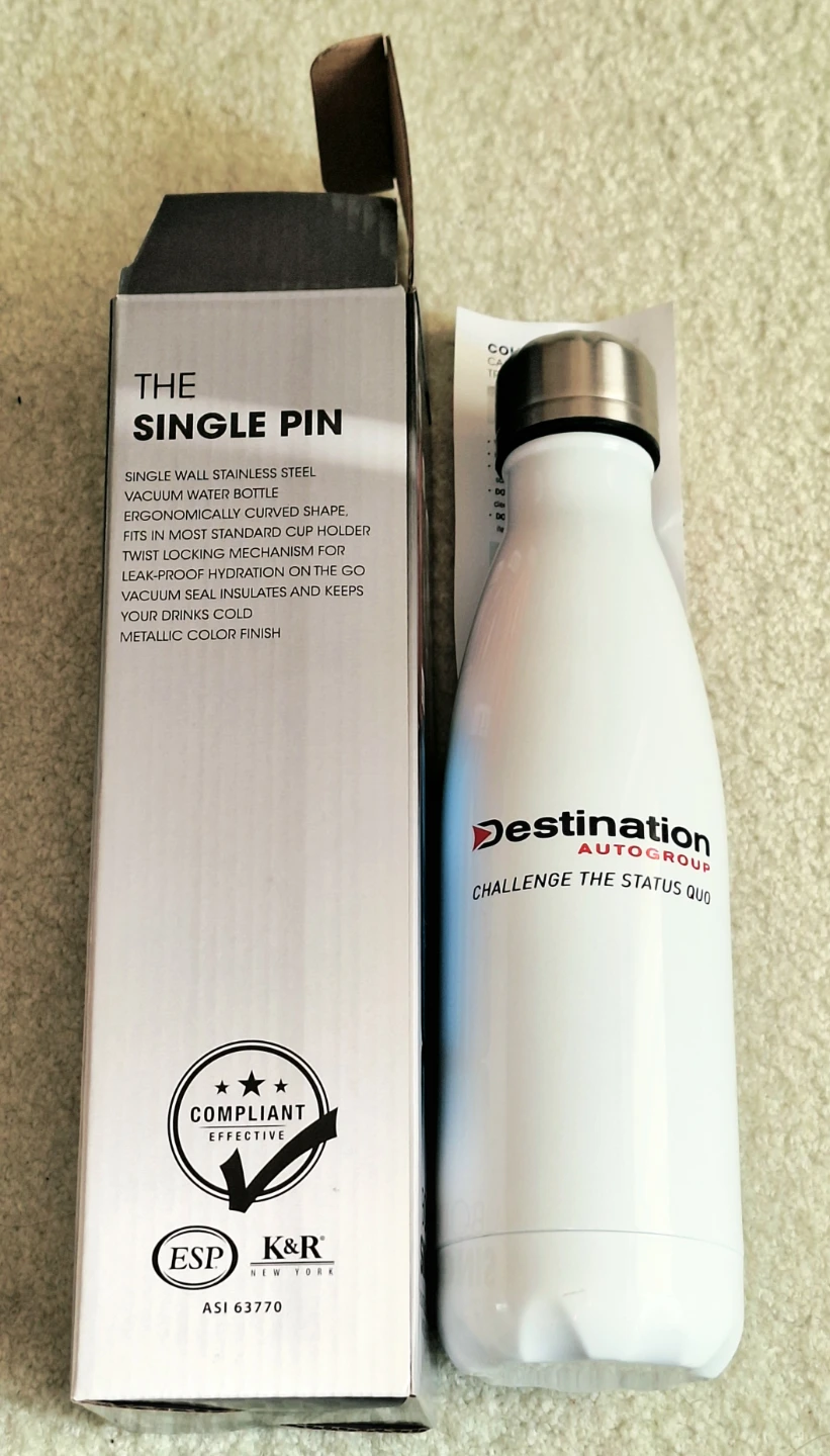 Destination "The Single Pin" Vacuum Water Bottle - photo 2