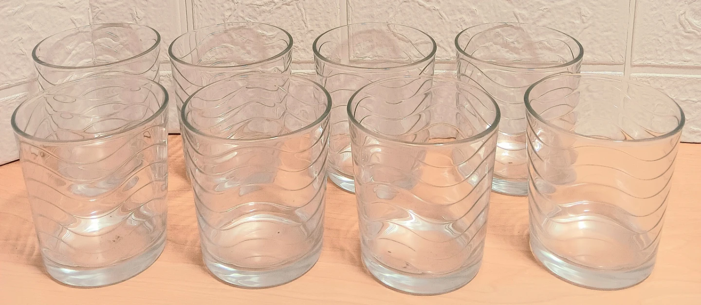🥛Glass Tumblers Set of 8🥛
