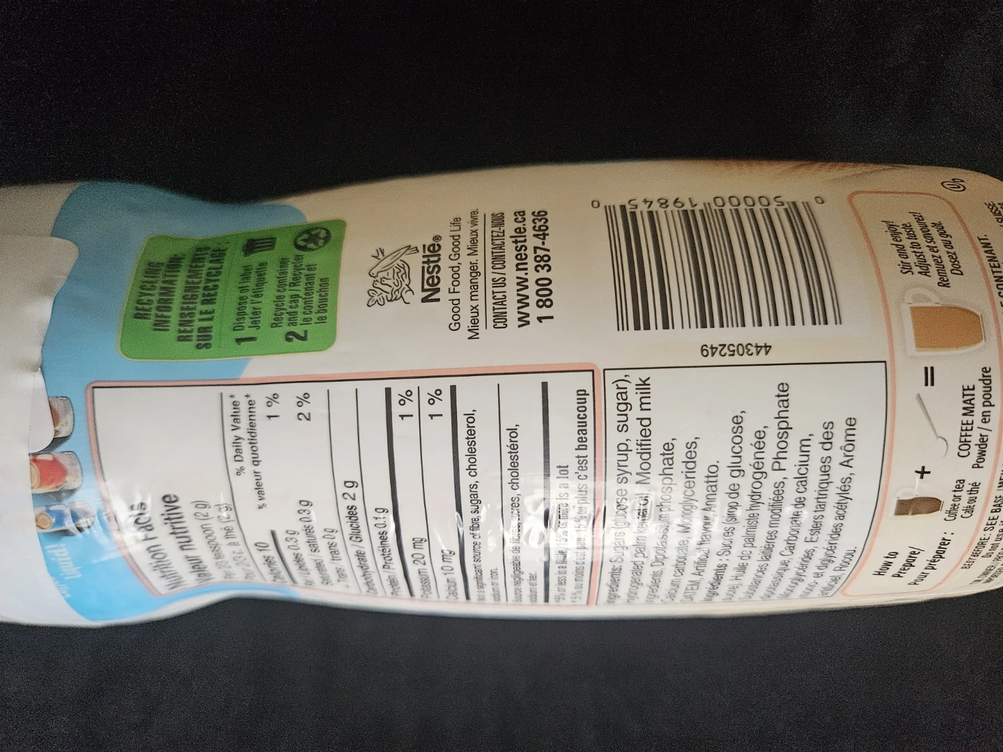 Nestlé Coffee Mate Léger Powdered Coffee Creamer - photo 3
