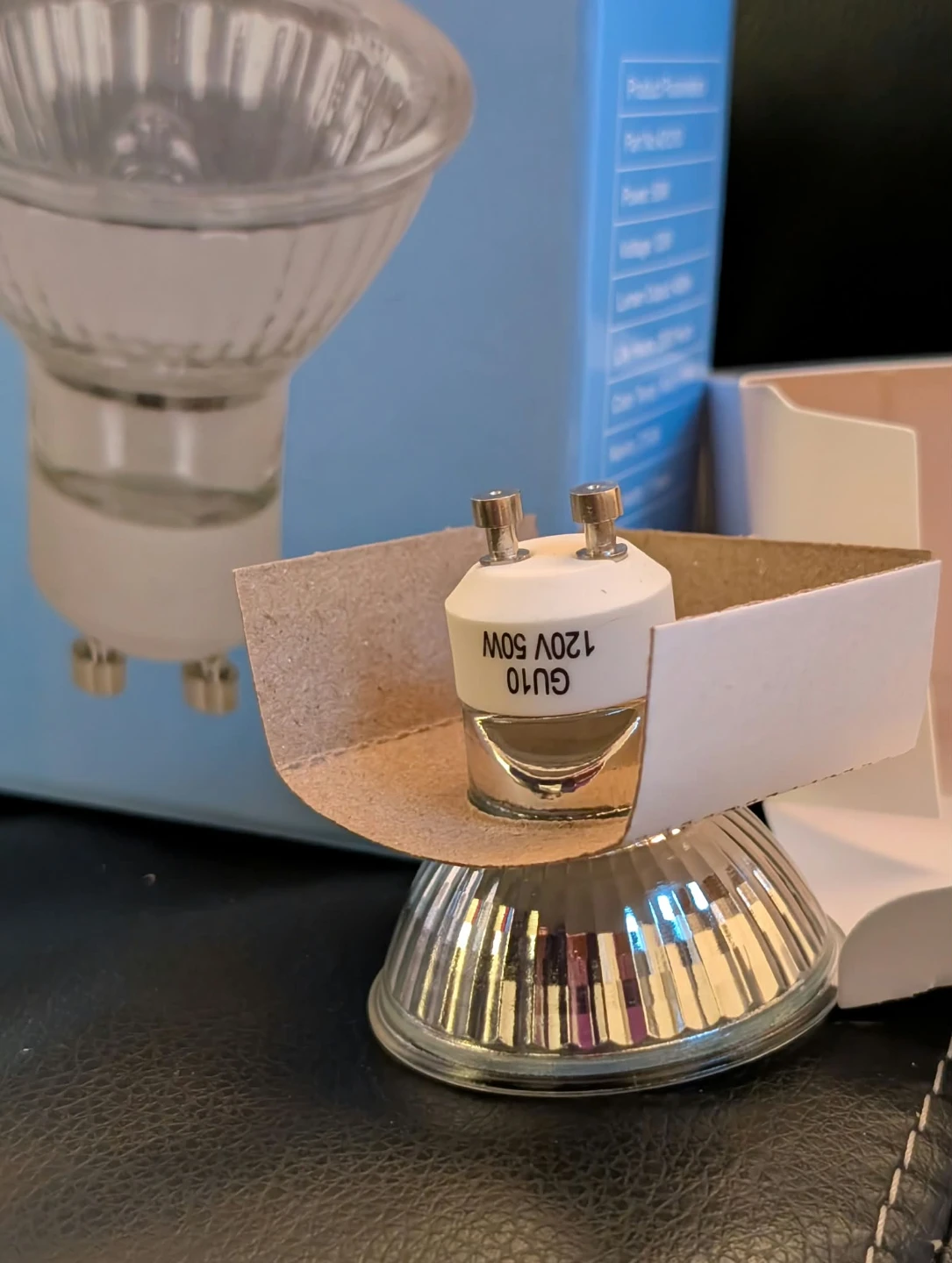 50W 120V Halogen GU10 Warm White Spot Light Bulb - photo 2