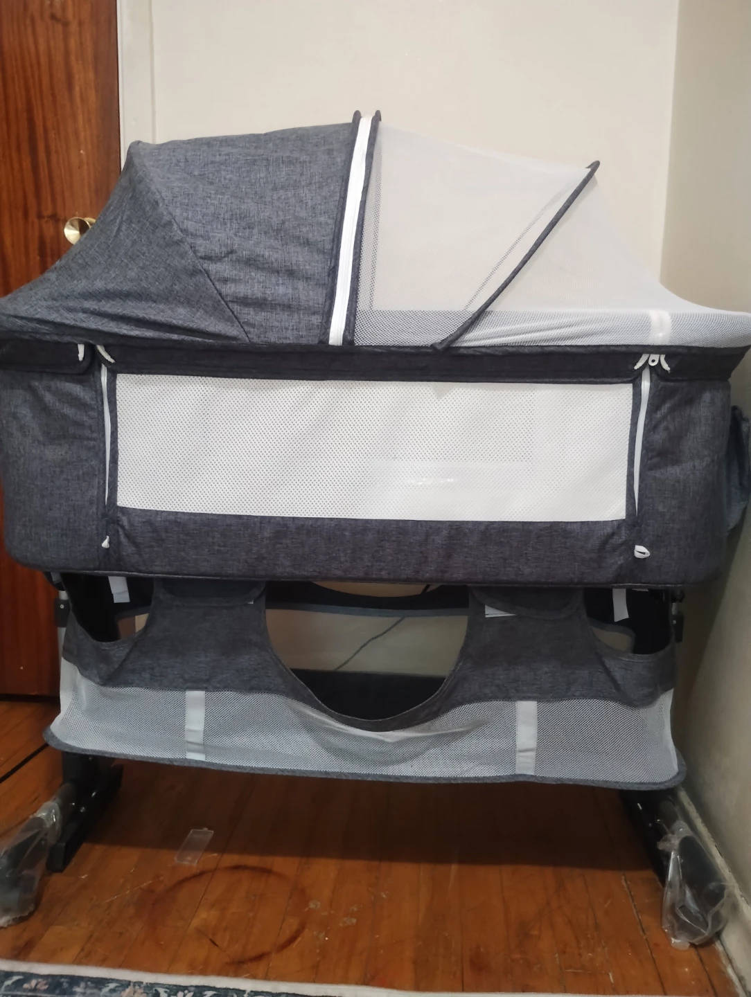 LIVINGbasics 3-in-1 Baby Bassinet / Playard + Changing Table