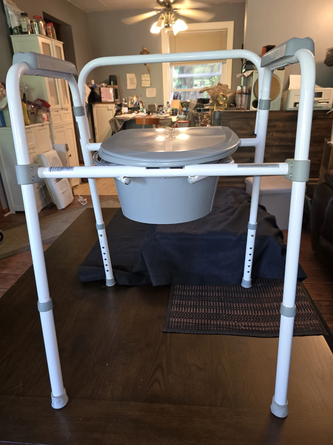 Portable Toilet Commode Chair with Bucket - photo 3