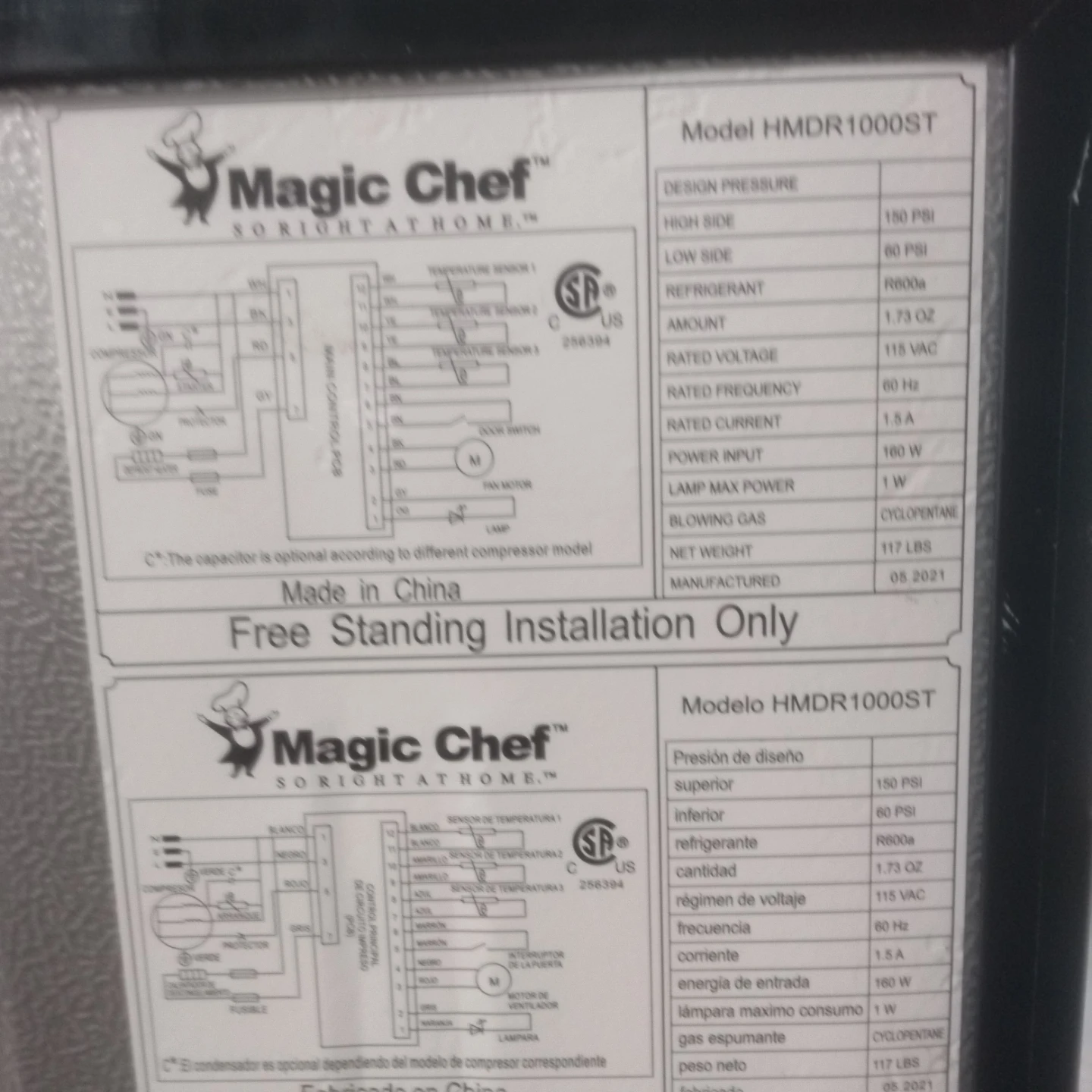 Refrigerator 6 feet tall - photo 5