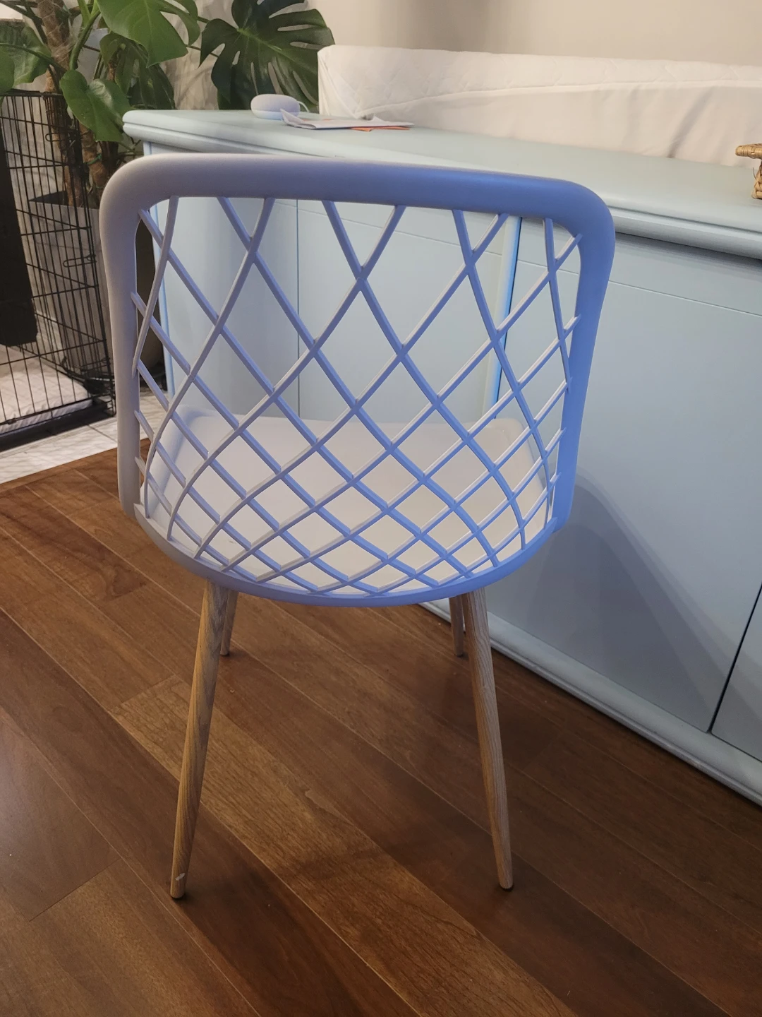 Modern Light Grey Chair - photo 2