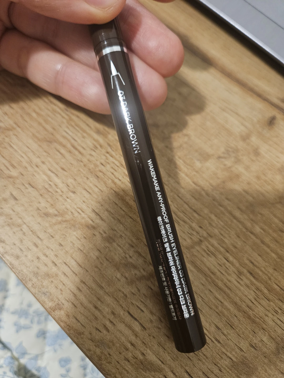 WAKEMAKE ANY-PROOF Brush Eyeliner - 03 Dark Brown - photo 2