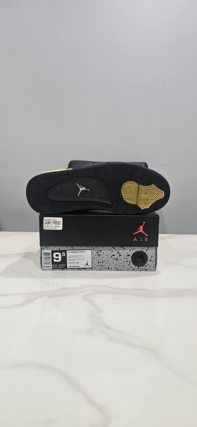 Air Jordan 4 Thunder size 9.5 - photo 5