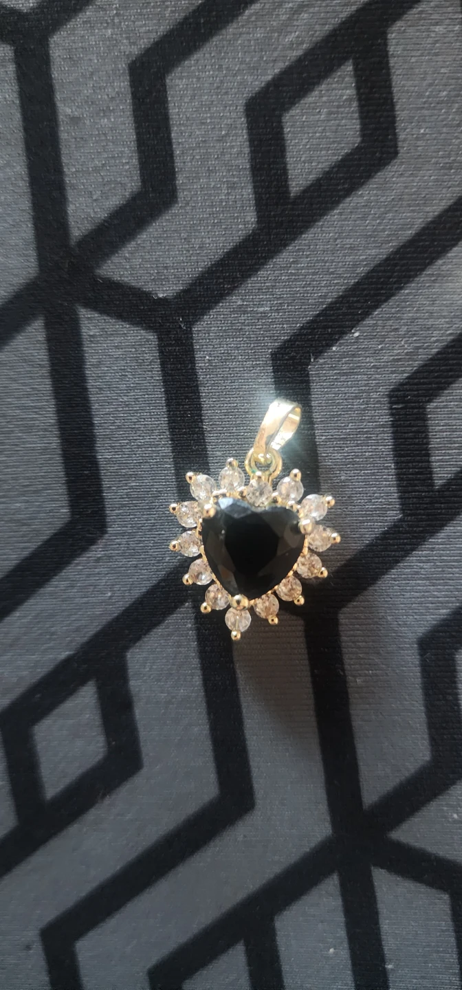 Gold plated Heart Pendant Necklace Charm