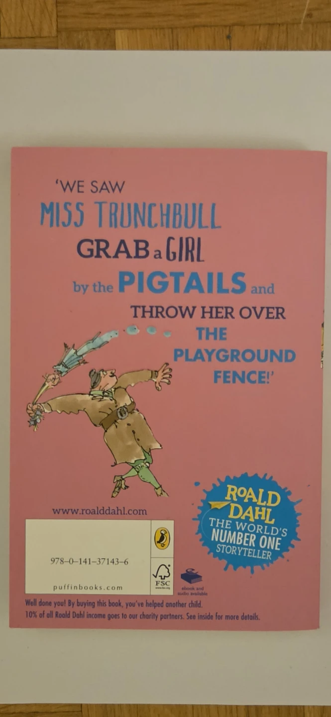 Roald Dahl Matilda Book - photo 2