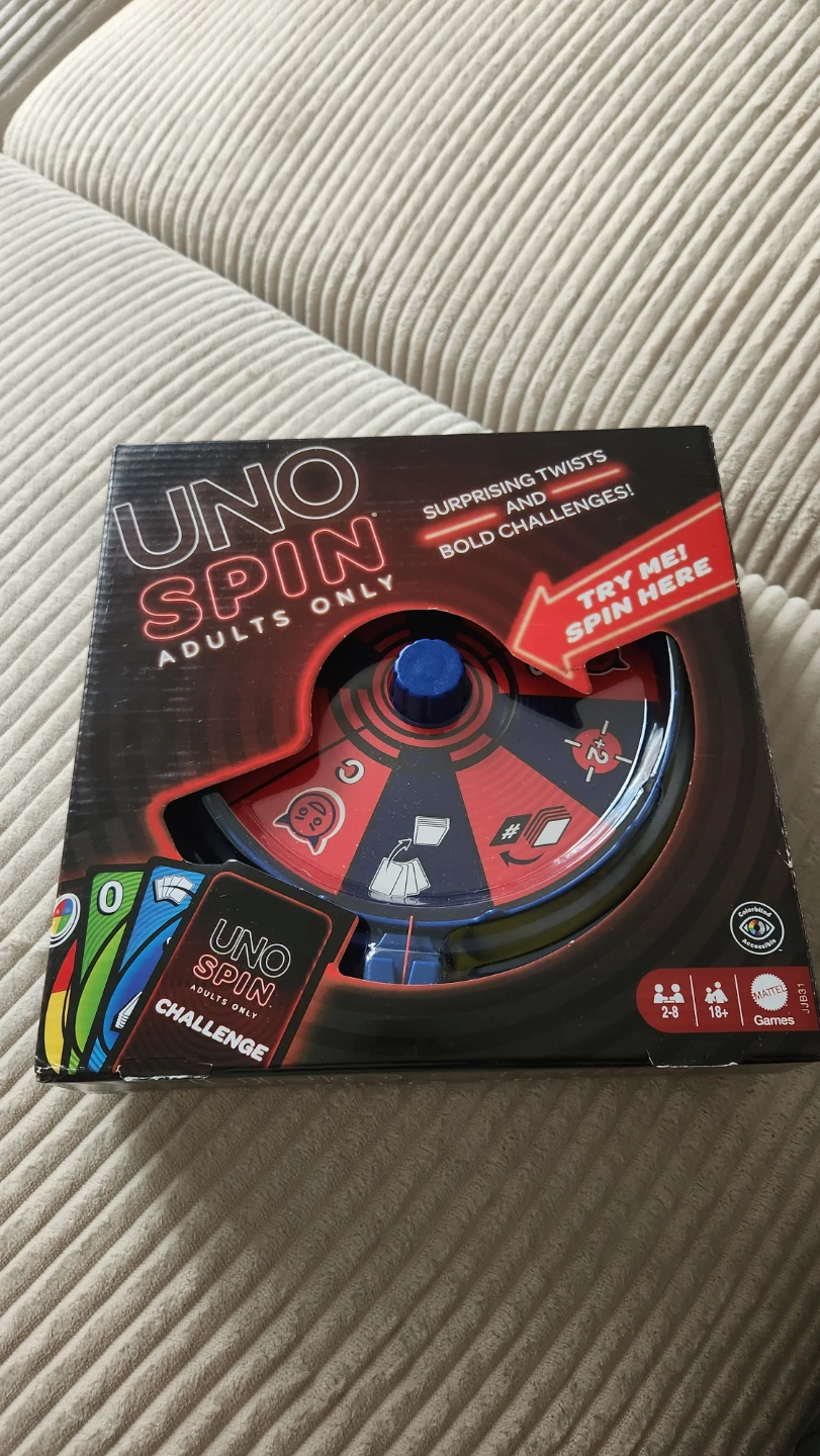 *New* UNO Spin Adults Only Card Game