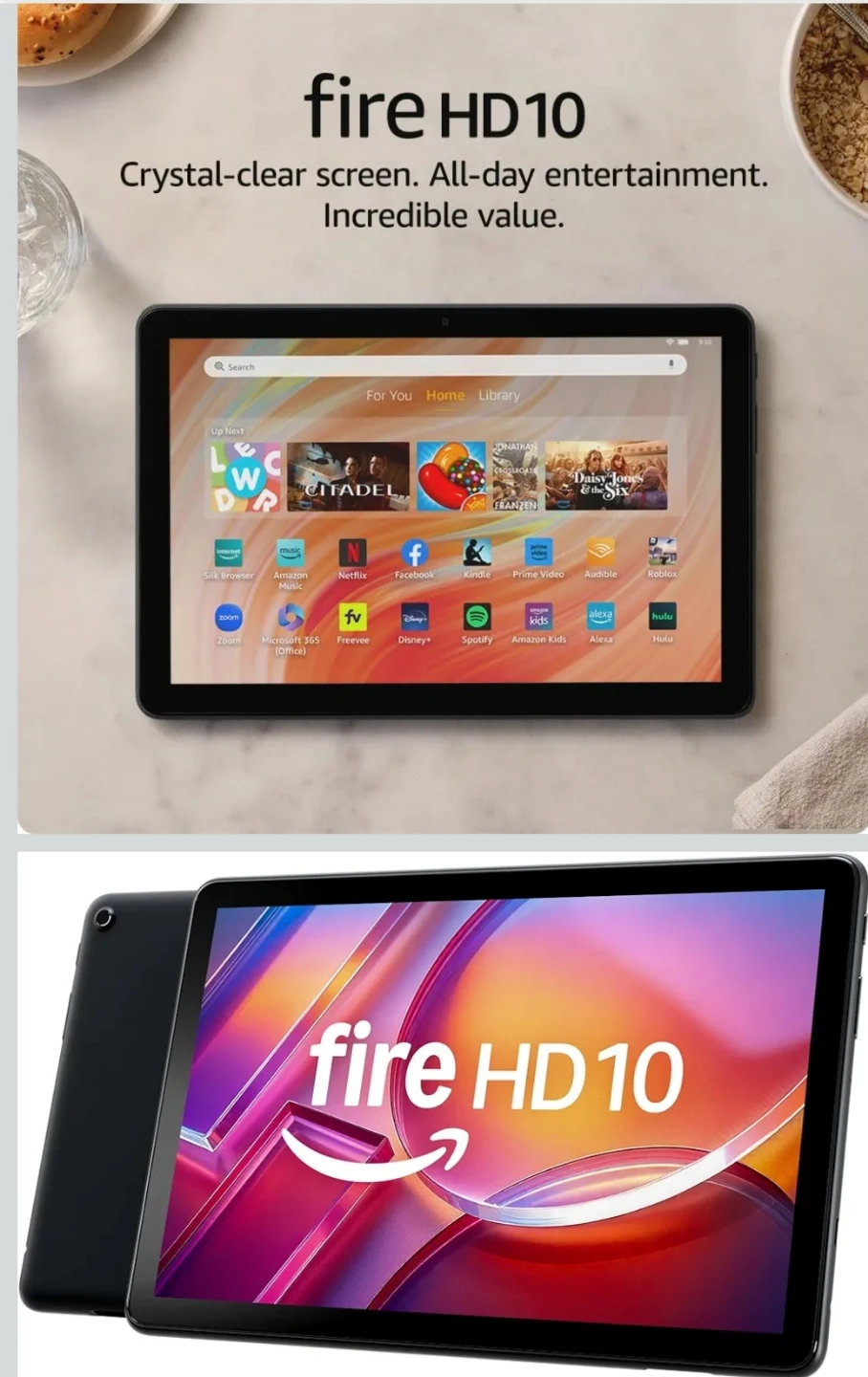 Amazon Fire HD 10 ,13th Gen,32GB   Tablet