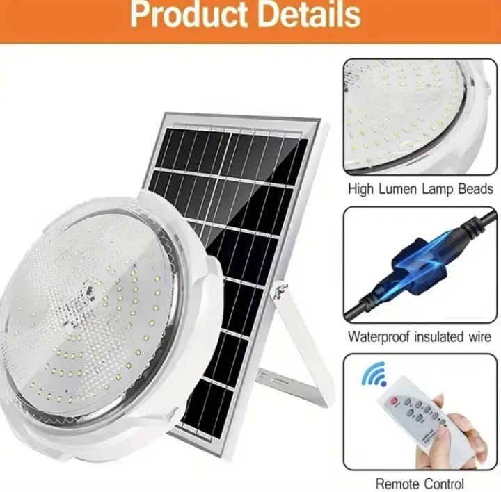 (BRAND NEW) Solar Ceiling Light with Remote Control - photo 4
