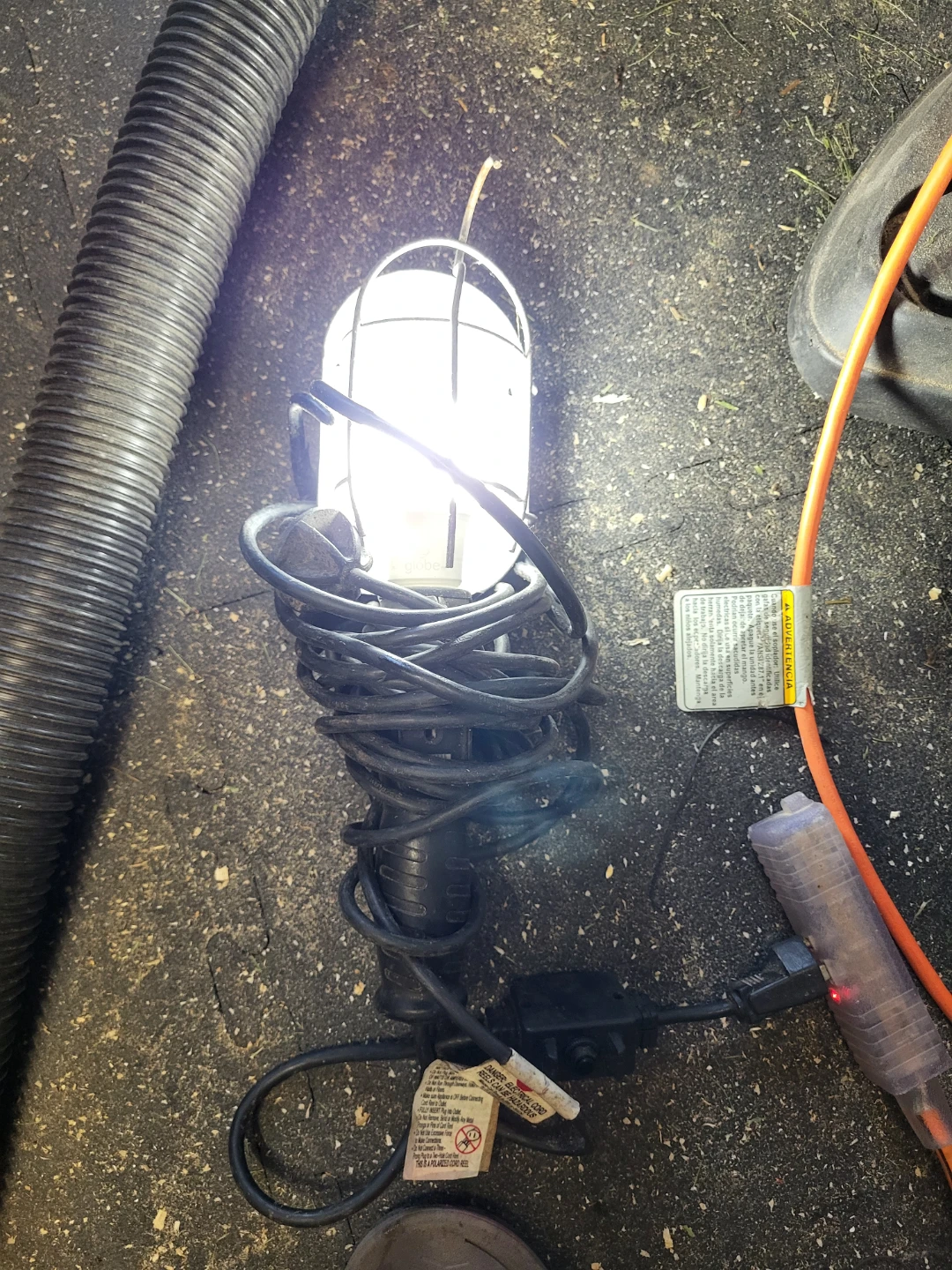 Work Light with Cage