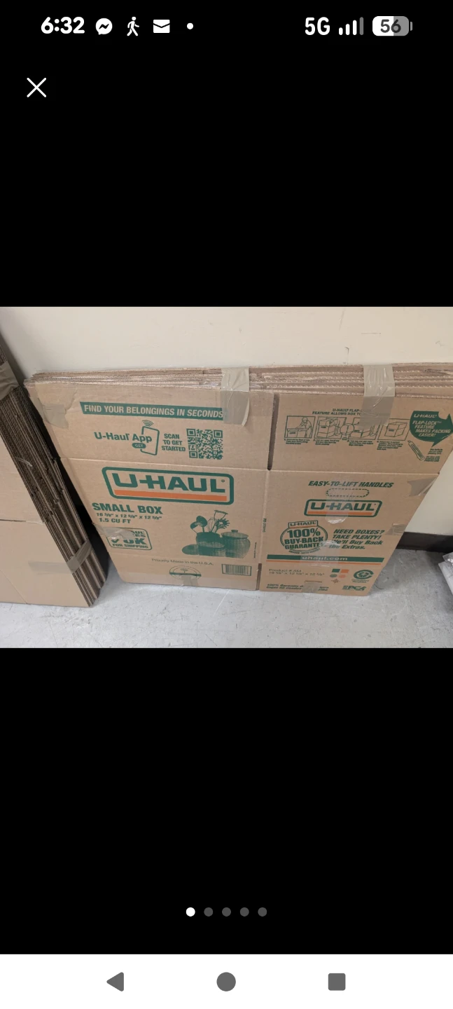 U-Haul Small Moving Boxes