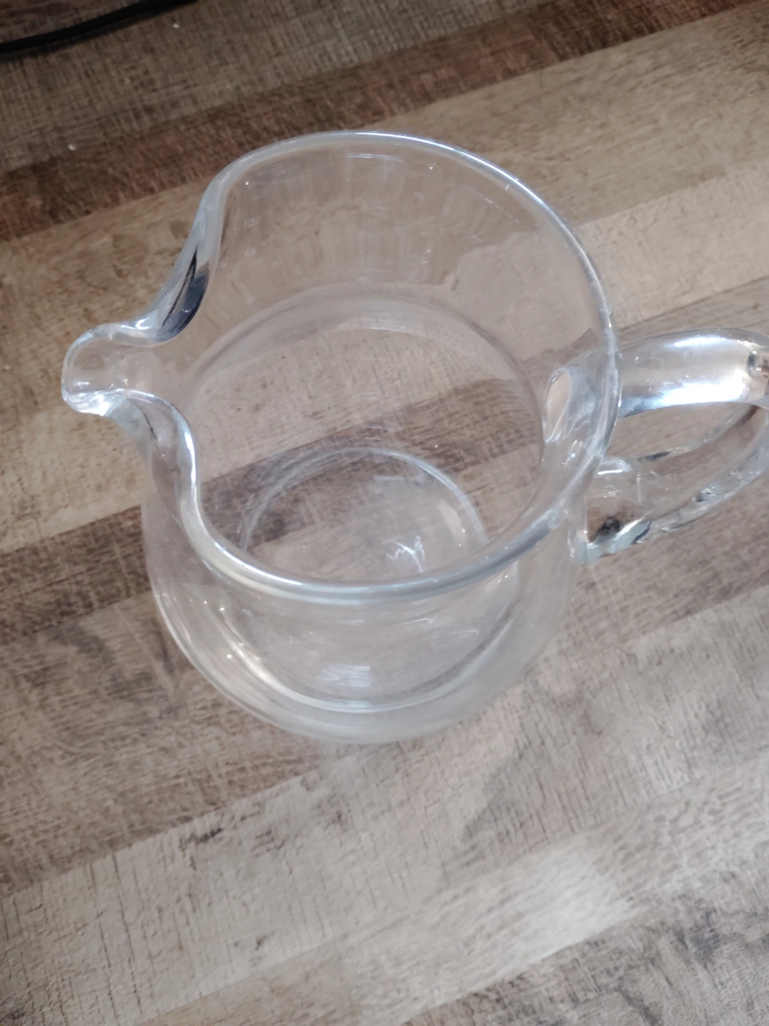 Clear Glass Pitcher