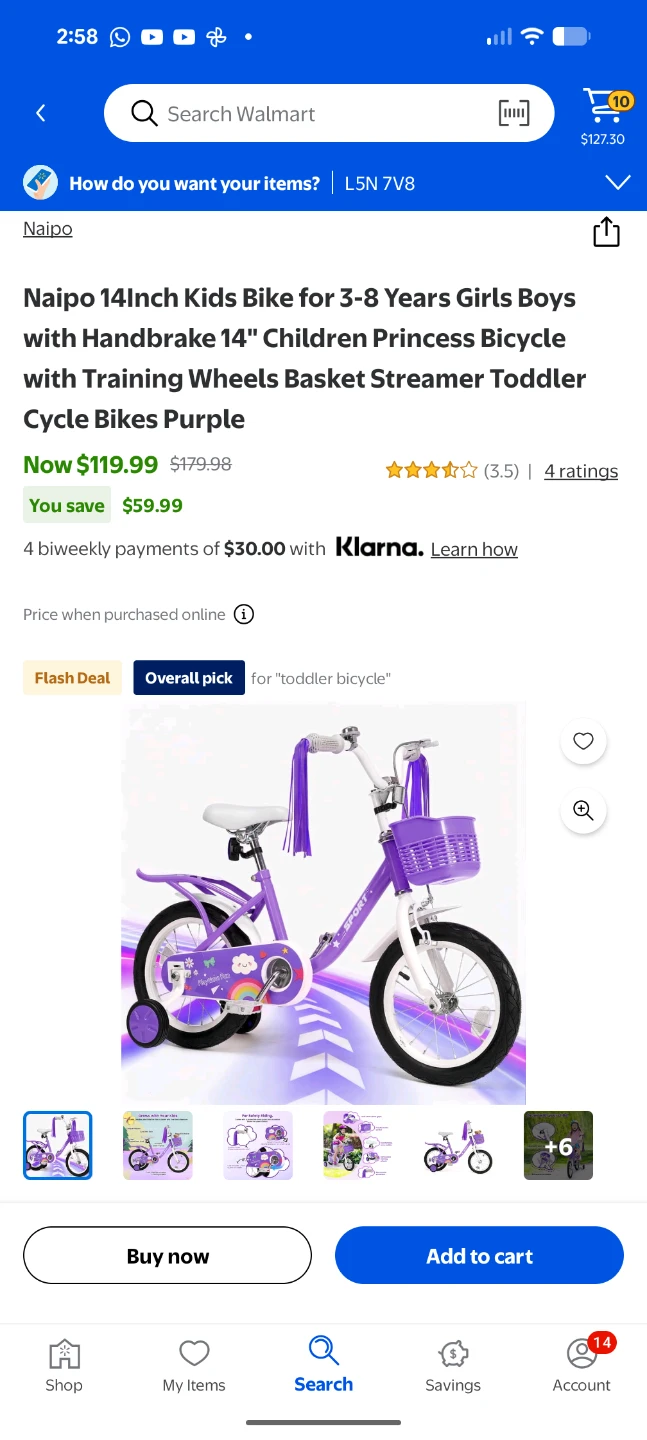 🚲 Purple Kids Bike – 14 Inch - photo 5
