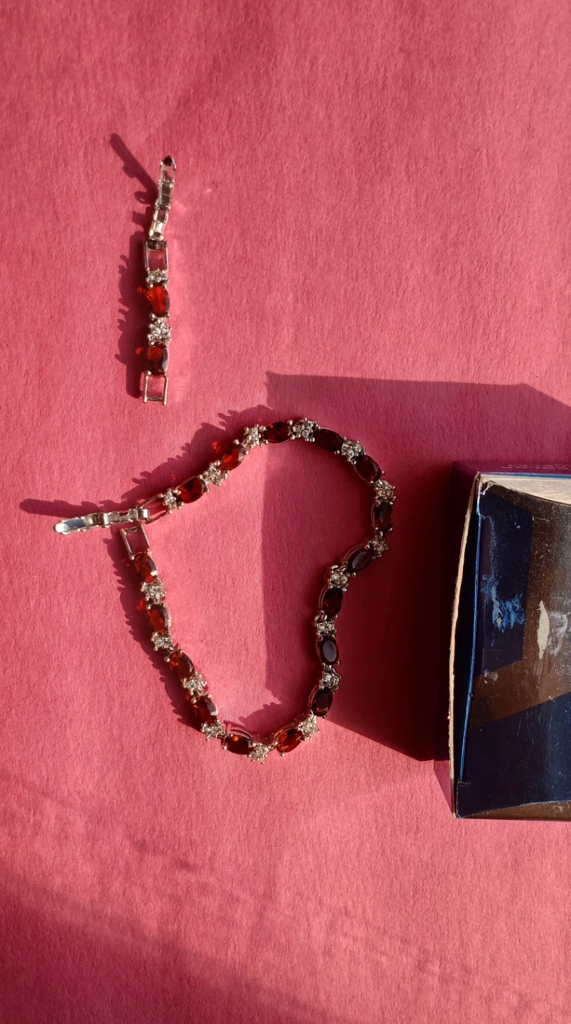 Avon Bracelet  with Red Stones - photo 3
