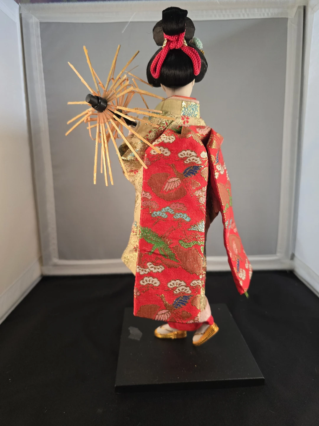 Vintage Japanese Geisha Doll with Umbrella - photo 3