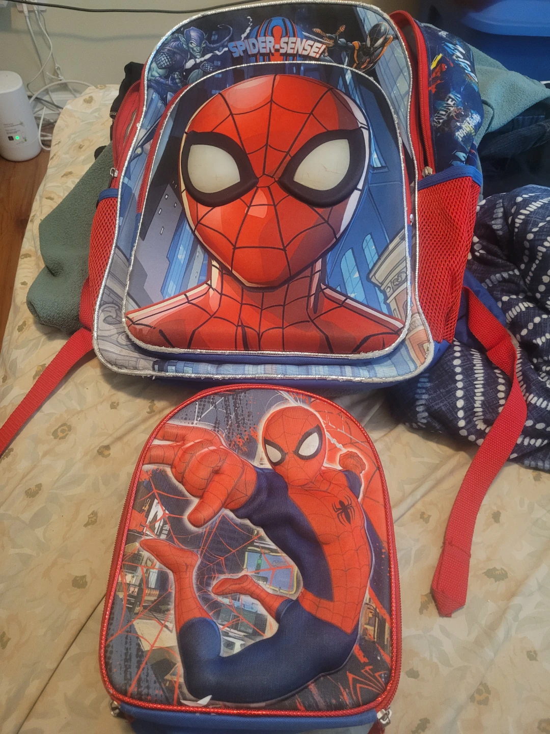 Spider-Man Backpack and Lunch Bag Set
