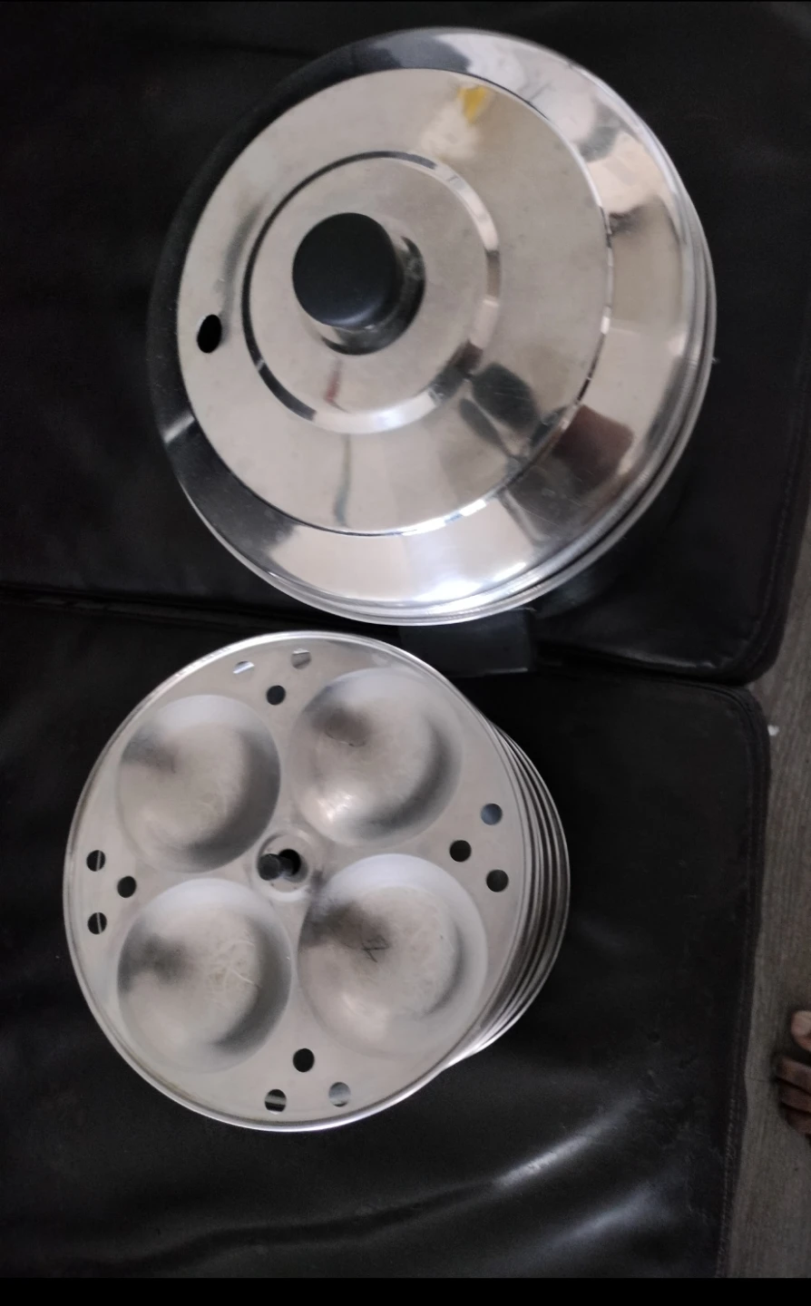 Stainless Steel Idli Cooker with 6 Plates - photo 3
