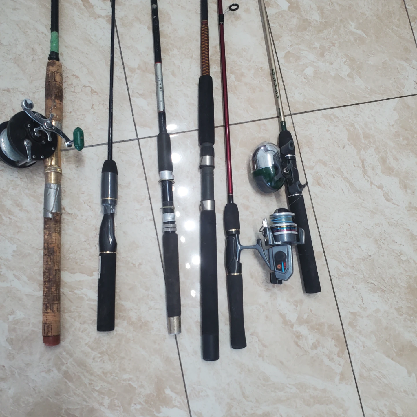 Assorted Fishing Rods and Reels
