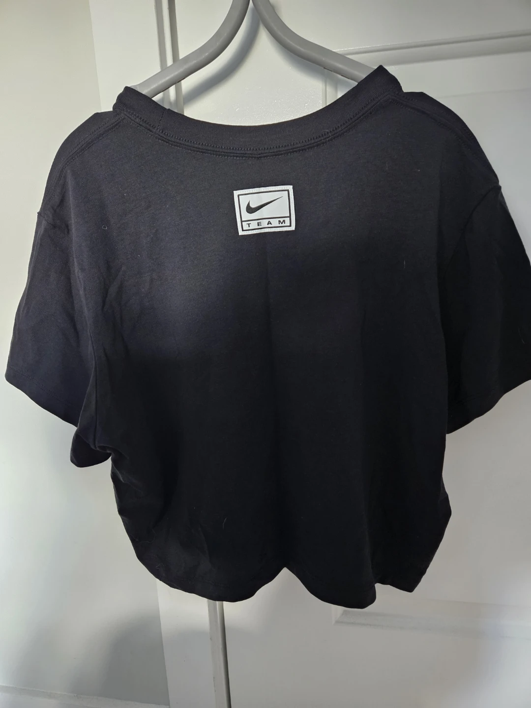 Nike Women's Black Cropped T-Shirt - Size XL - photo 3