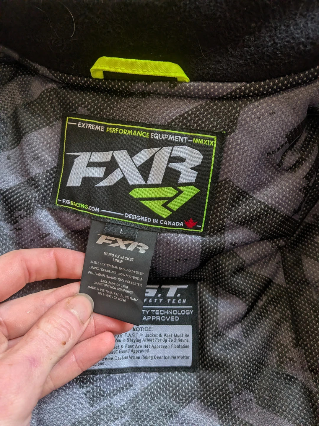 FXR Team FX F.A.S.T. Insulated Snowmobile Jacket (L) - photo 5