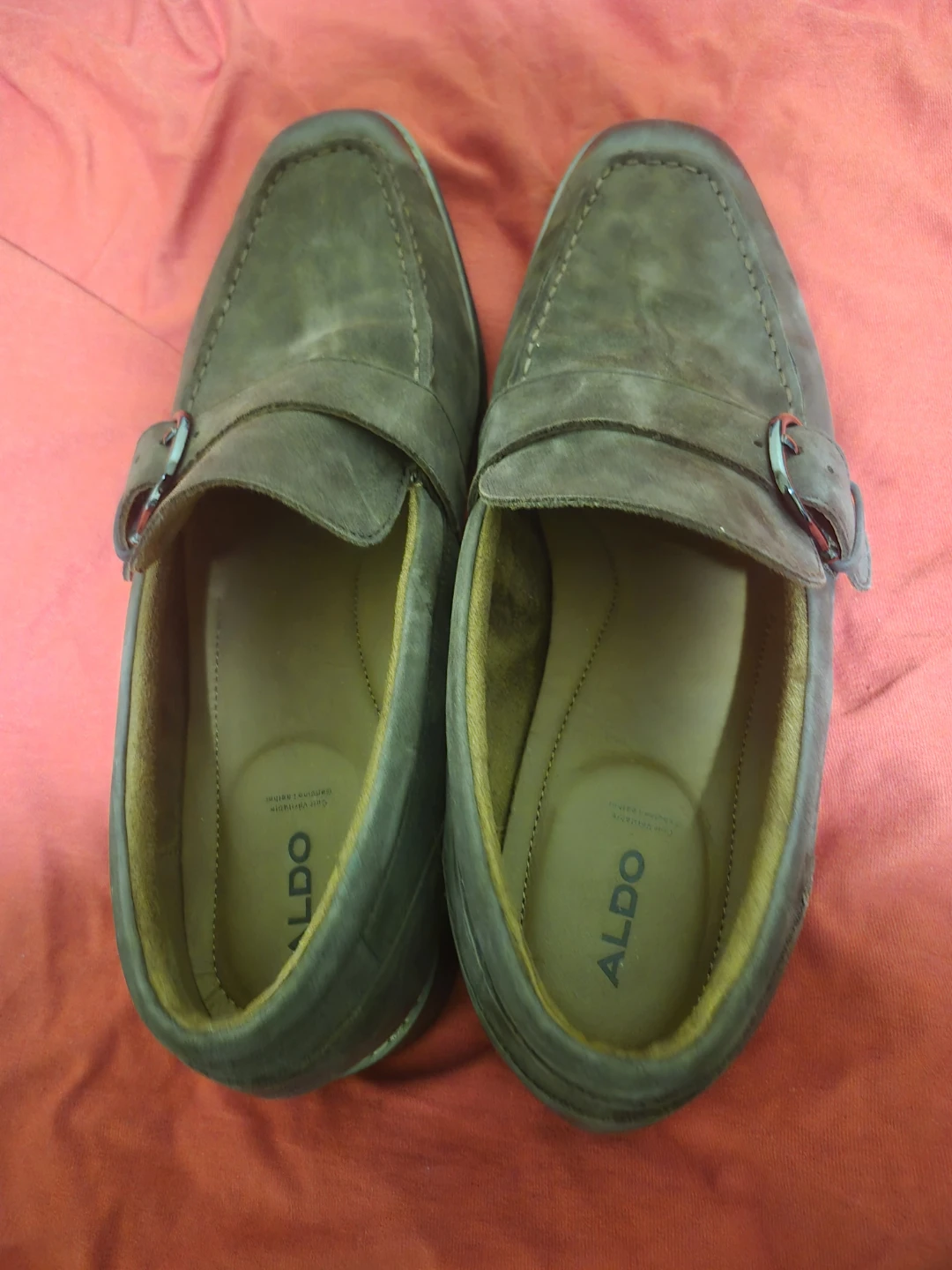 ALDO Men's Grey Loafers with Buckle - Size 9 - photo 4
