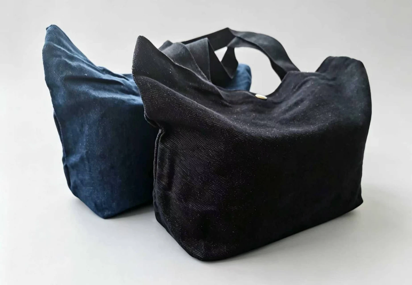 👜 Blue / dark blue mini Denim Tote Bag — New - photo 4