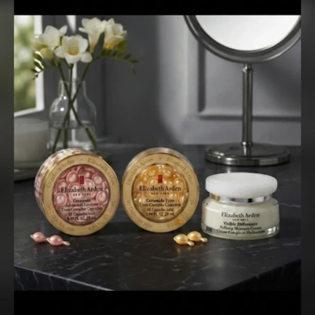 Elizabeth Arden Ceramide Capsules Eye serum & Cream 3 pc Set