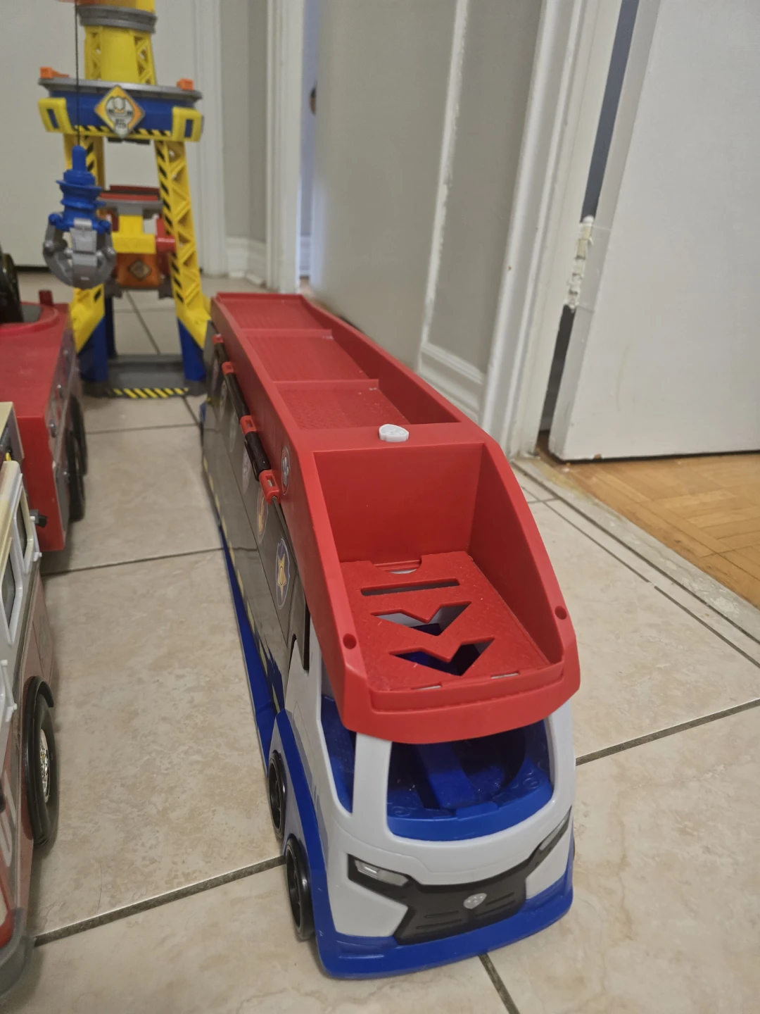 Toy Fire Truck and Rescue Tower Set - photo 3