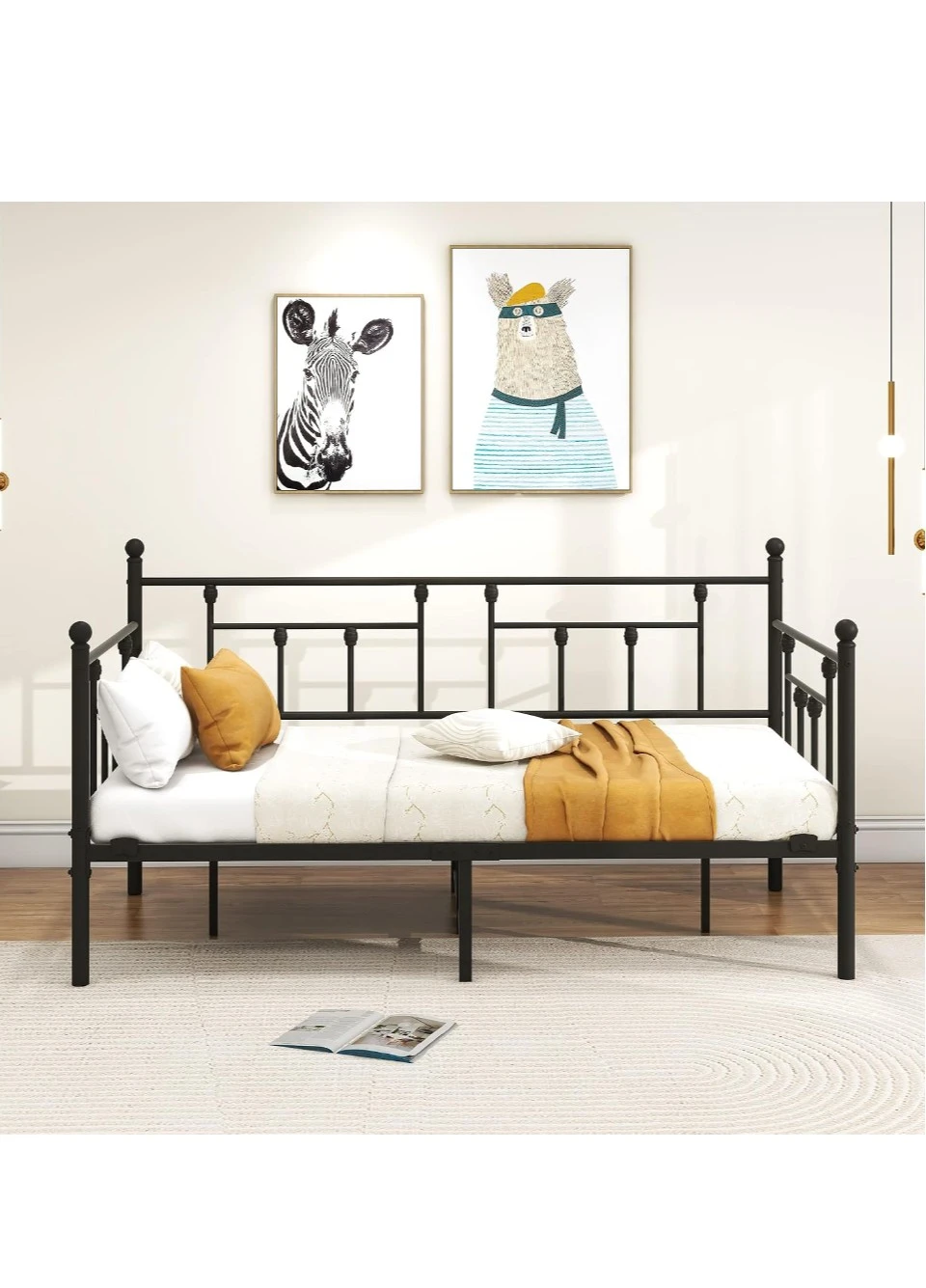 Black Metal Daybed Frame - photo 3