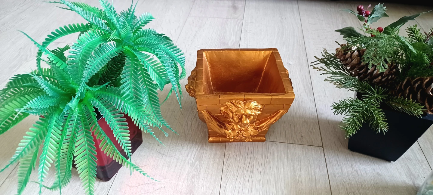 Gold Decorative , plants .