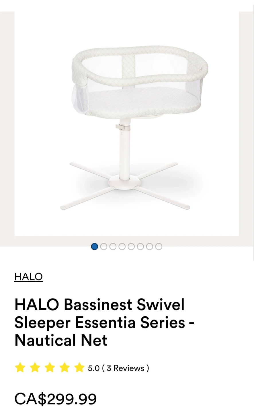 Halo Bassinet Swivel Sleeper - photo 3
