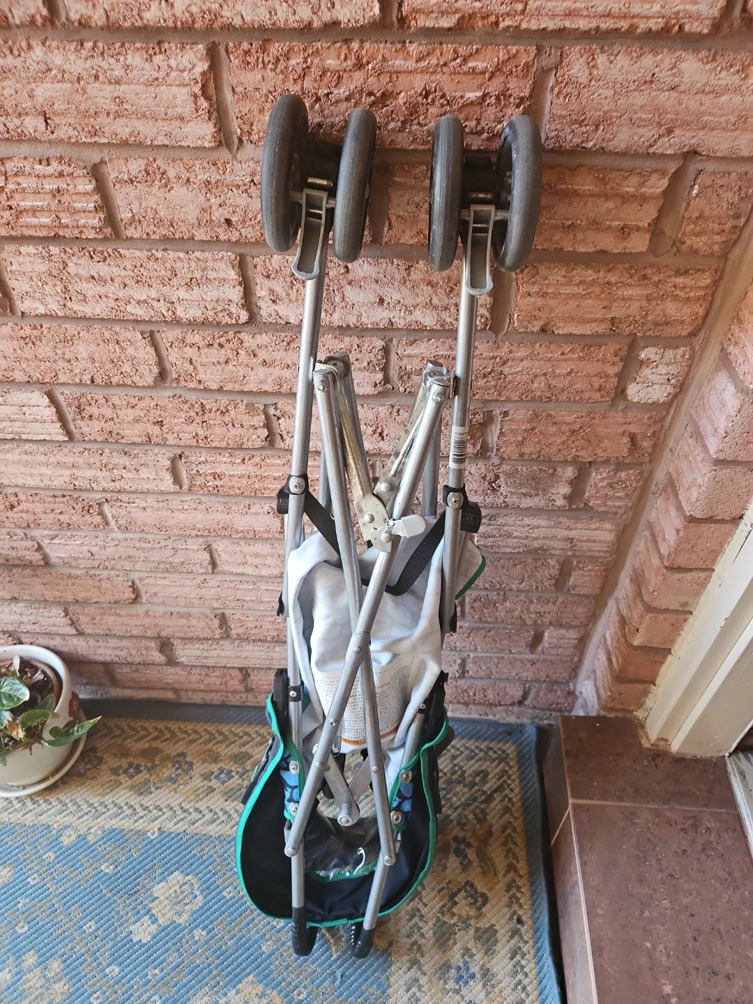 Lightweight Stroller with Whale Print