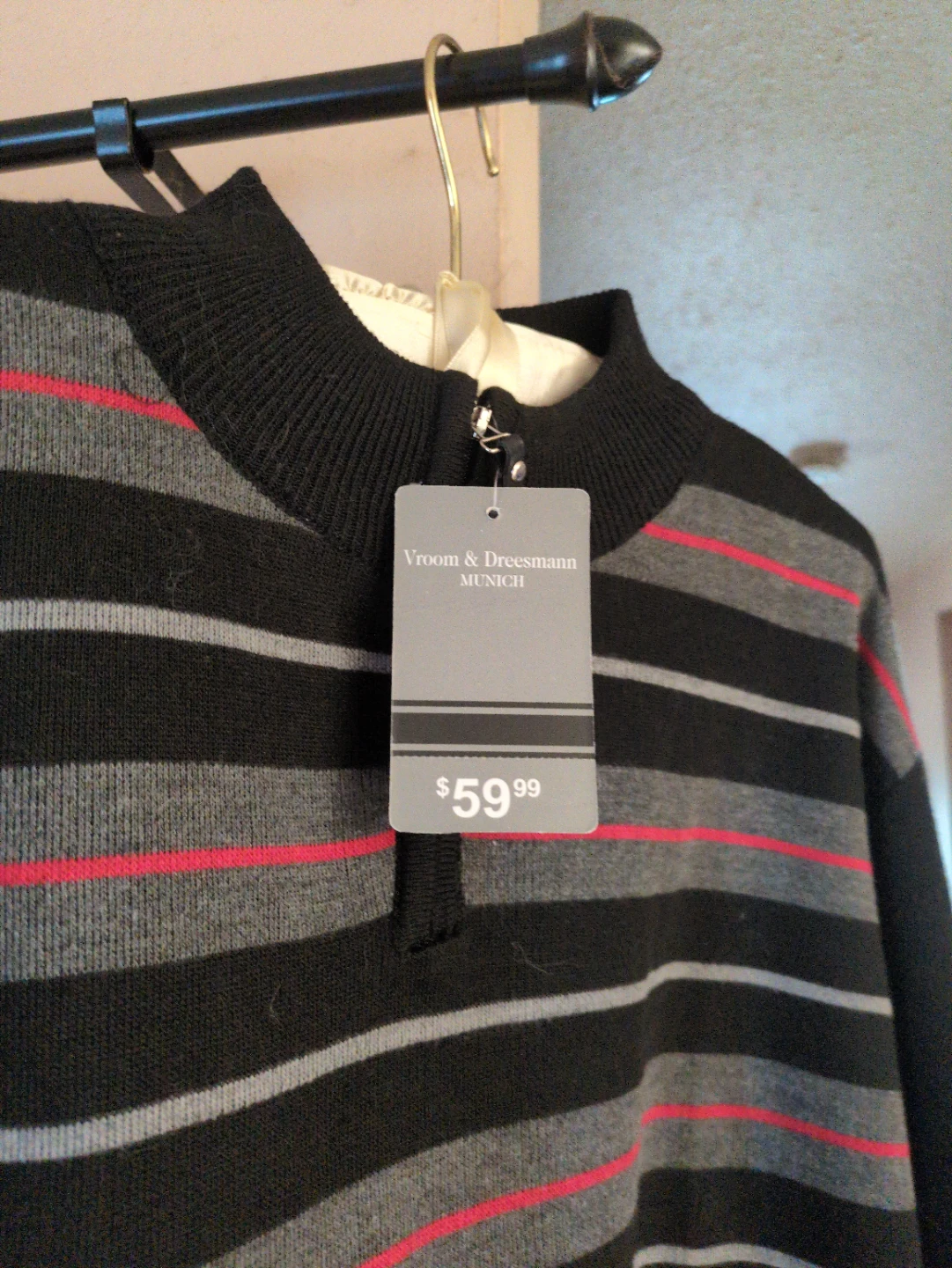 Vroom & Dreesmann Men's Striped Sweater - photo 2