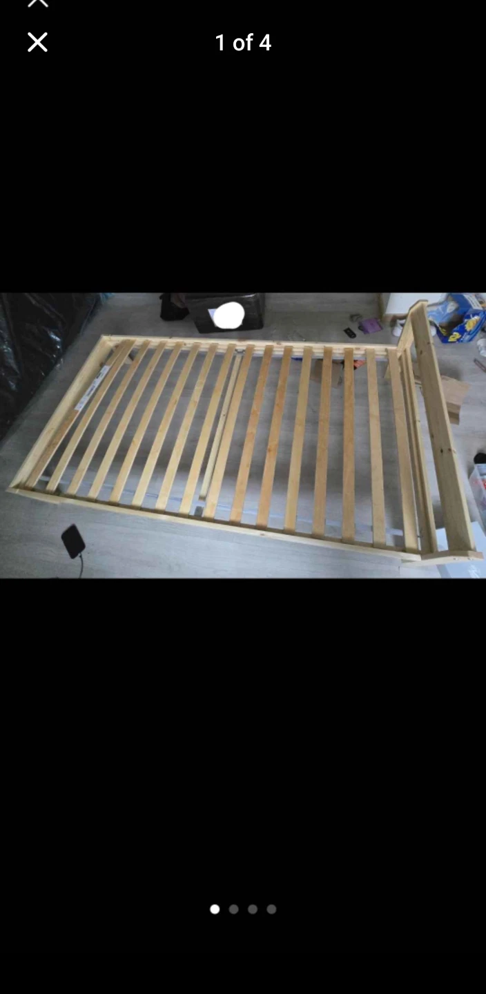 Ikea Wooden Bed Frame