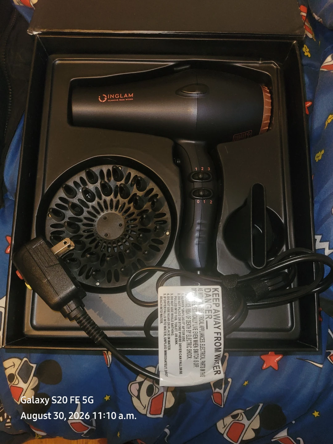 ING.LAM Professional Hair Dryer with Diffuser