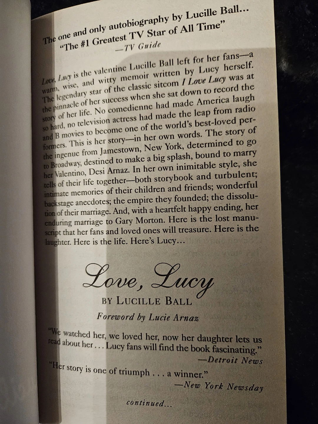 Love, Lucy by Lucille Ball Autobiography Paperback Book - photo 3