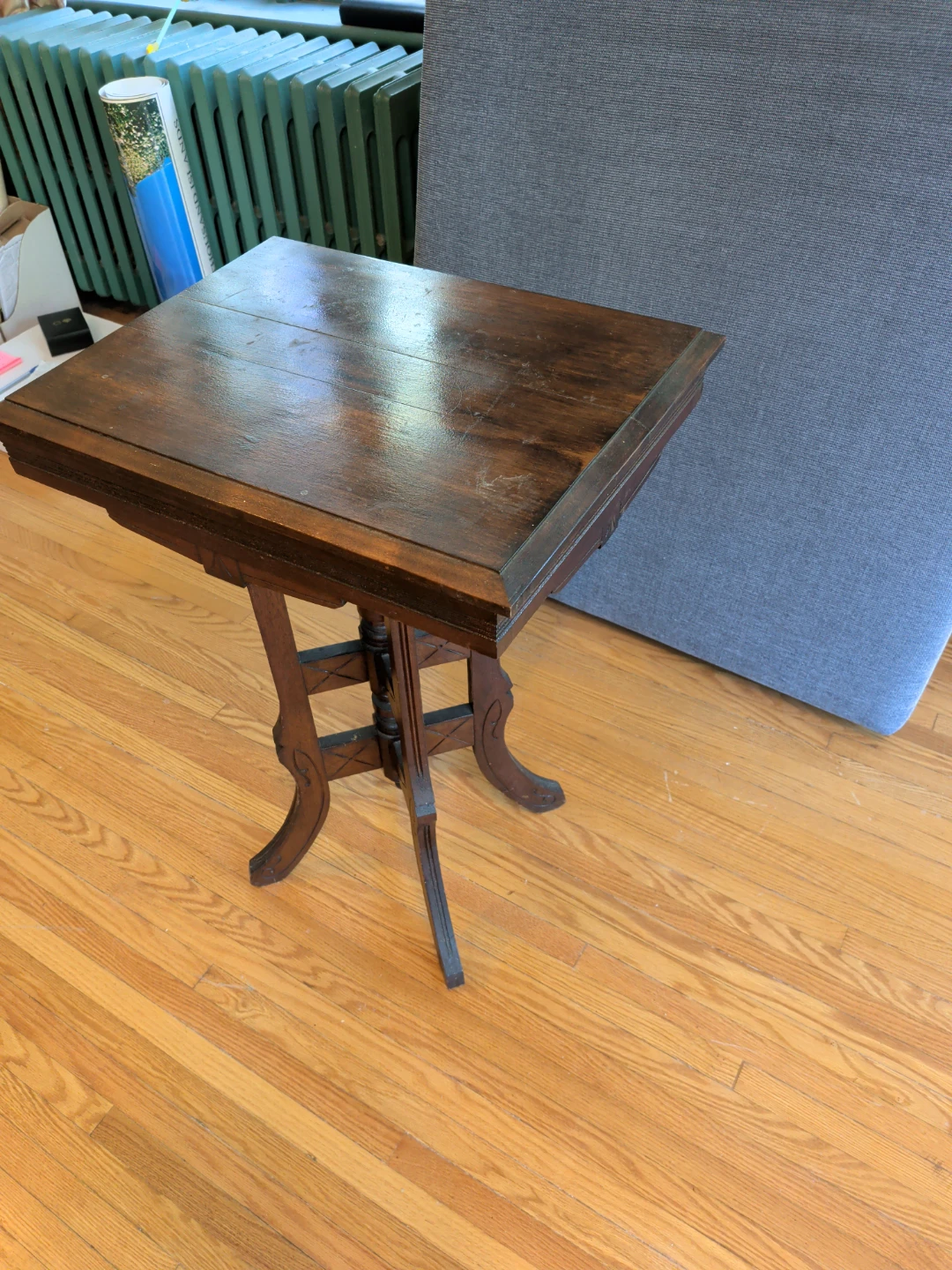 Antique Wooden Side Table - photo 3