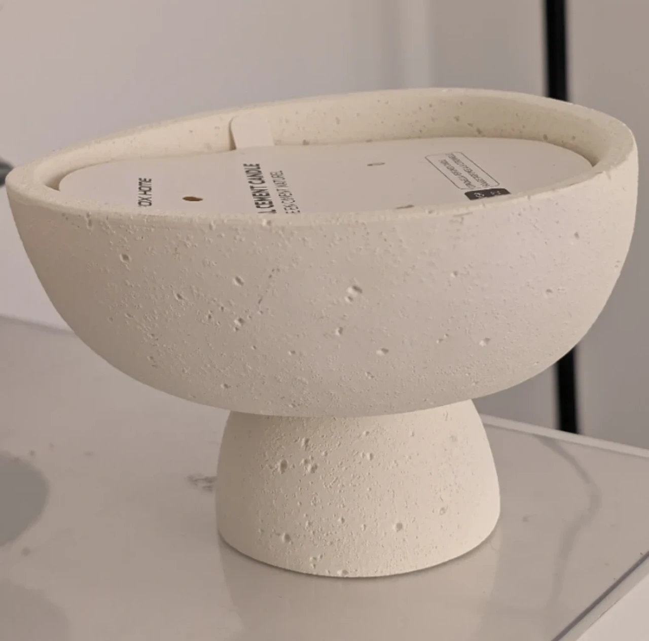 Fox Home Natural Cement Citronella Candle