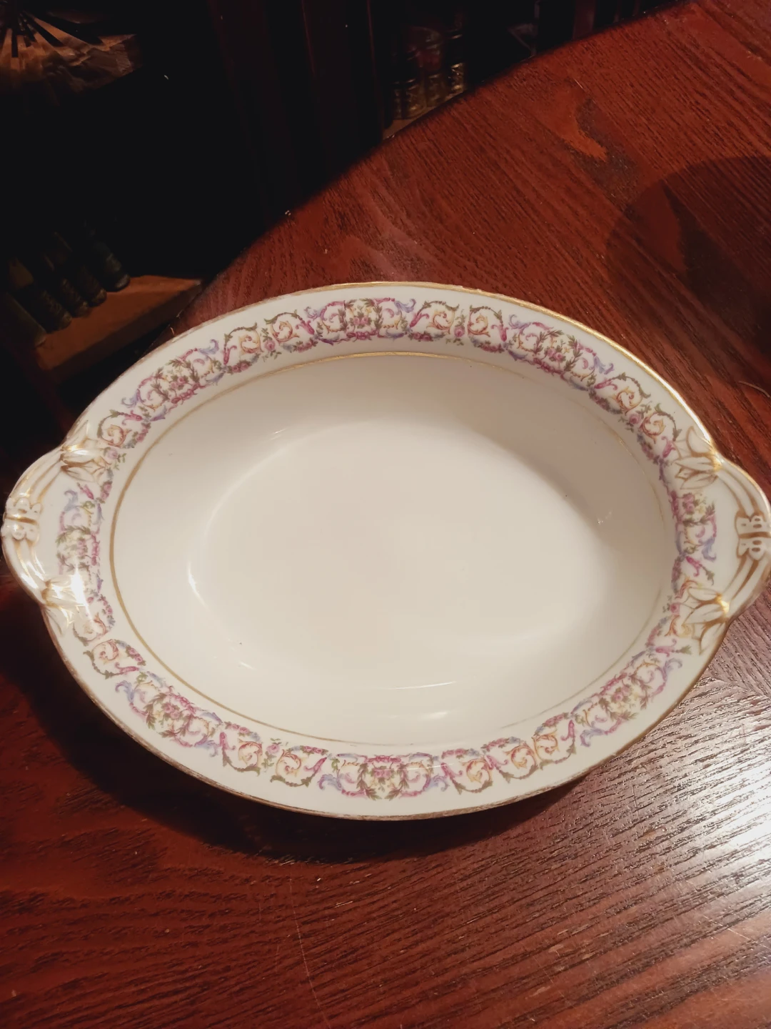 C. Ahrenfeldt Limoges France Oval Serving Bowl