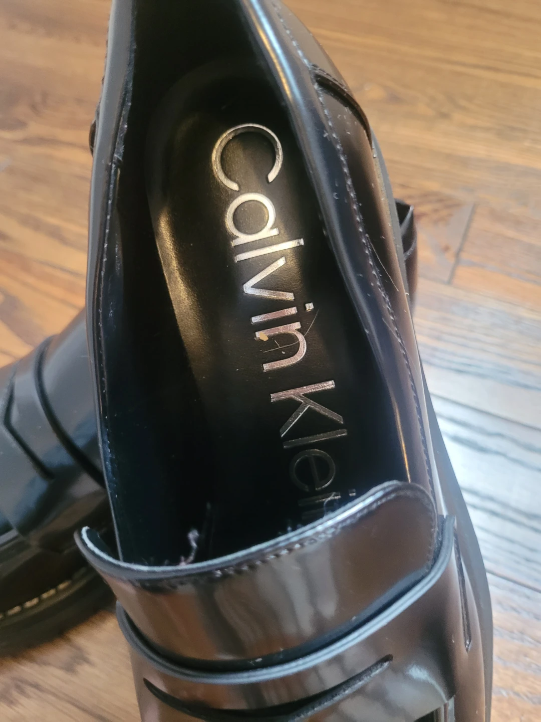 Calvin Klein Black Patent Loafers - photo 5